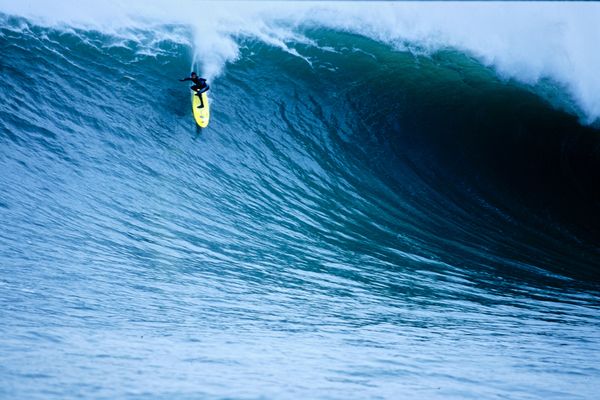 Carlos Burle, Mavericks Drop