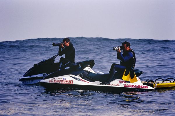 Doug Acton & Frank Quirarte Shoot From Their Jetskis