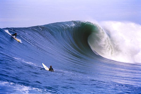 An Empty Wave Rolls Through Mavericks