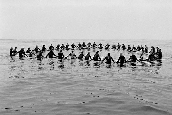 In Memory of Jay, Mavericks Paddle Out