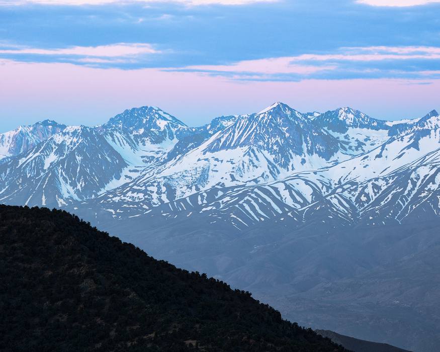 Sunset in the Eastern Sierras