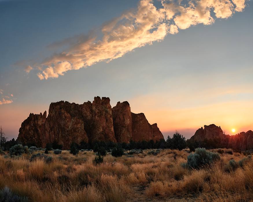 Summer Sunset, Eastern Oregon